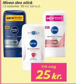 Hi five Nivea deo stick tilbud