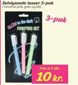 Hi five Selvlysende tusser 3-pak tilbud