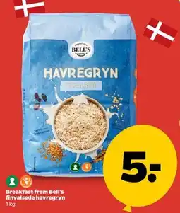 Netto Breakfast from Bell's finvalsede havregryn tilbud
