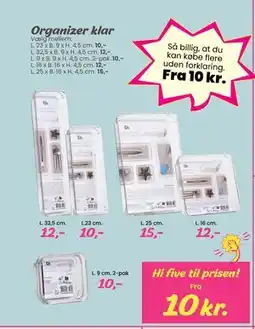 Hi five Organizer klar tilbud