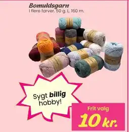 Hi five Bomuldsgarn tilbud