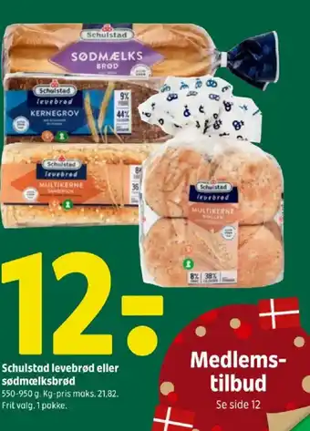 Schulstad levebrød eller sødmælksbrød