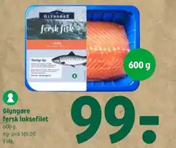 Coop 365 Glyngøre fersk laksefilet tilbud