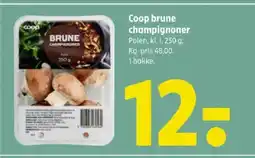 Coop 365 Coop brune champignoner tilbud