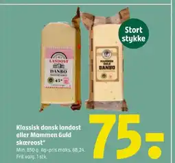 Coop 365 Klassisk dansk landost eller Mammen Guld skæreost tilbud
