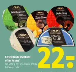 Coop 365 Castello dessertost eller krans tilbud