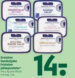 Coop 365 Graasten Sønderjyske Fristelser pålægssalater tilbud