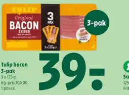 Coop 365 Tulip bacon 1 pakke. tilbud