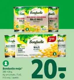 Coop 365 Bonduelle majs tilbud