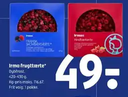Coop 365 Irma frugttærte tilbud