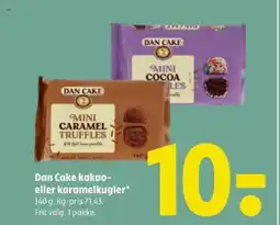 Coop 365 Dan Cake kakao- eller karamelkugler tilbud