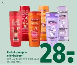 Coop 365 Elvital shampoo eller balsam tilbud