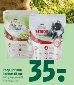 Coop 365 Coop Optimal tørkost til kat⭑ tilbud