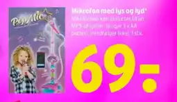 Coop 365 Mikrofon med lys og lyd tilbud