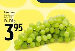 Føtex Løse druer tilbud