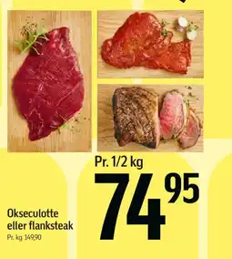 Føtex Okseculotte eller flanksteak tilbud