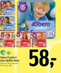 Føtex Libero Comfort eller Up&Go bleer tilbud