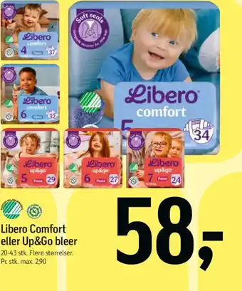 Libero Comfort eller Up&Go bleer