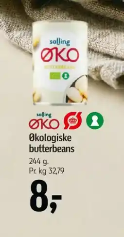 Føtex Salling øko økologiske butterbeans tilbud