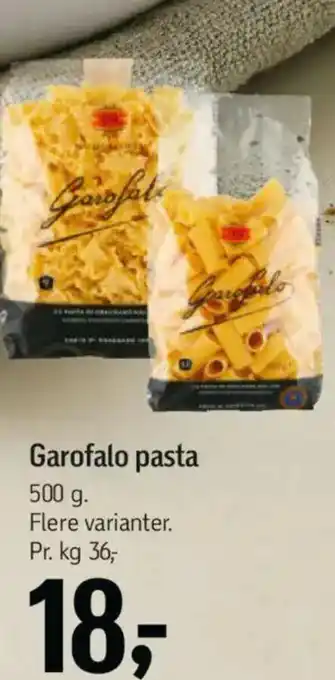 Føtex Garofalo pasta tilbud