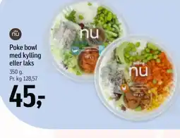 Føtex Poke bowl med kylling eller laks tilbud