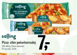 Føtex salling Pizza- eller pølsehornsdej tilbud
