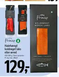 Føtex salling Princip Halehængt koldrøget laks eller ørred tilbud