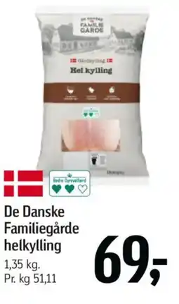 Føtex De Danske Familiegårde helkylling tilbud