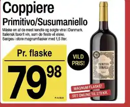 ABC Lavpris Coppiere Primitivo/Susumaniello tilbud