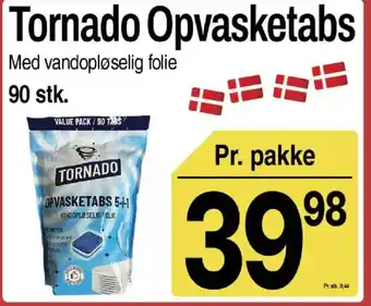 ABC Lavpris Tornado Opvasketabs tilbud