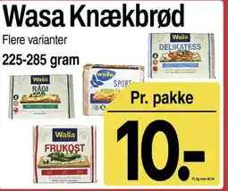 ABC Lavpris Wasa Knækbrød tilbud