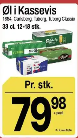 ABC Lavpris Øl i Kassevis tilbud