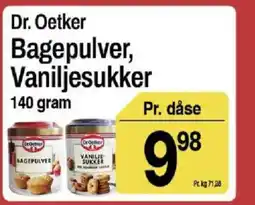 ABC Lavpris Dr. Oetker Bagepulver, Vaniljesukker tilbud
