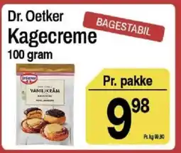 ABC Lavpris Dr. Oetker Kagecreme tilbud