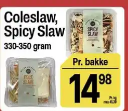 ABC Lavpris Coleslaw, Spicy Slaw tilbud