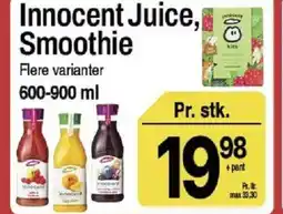 ABC Lavpris Innocent Juice, Smoothie tilbud
