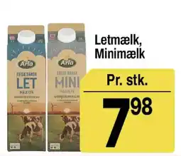 ABC Lavpris Arla Letmælk, Minimælk tilbud