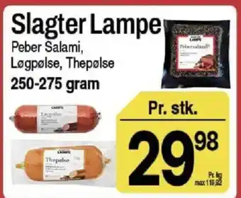 ABC Lavpris Slagter Lampe tilbud