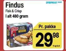 ABC Lavpris Findus Fisk & Crisp tilbud