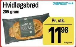 ABC Lavpris Hvidløgsbrød tilbud