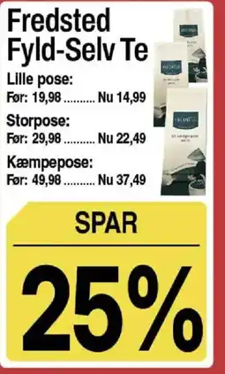 ABC Lavpris Fredsted Fyld-Selv Te tilbud