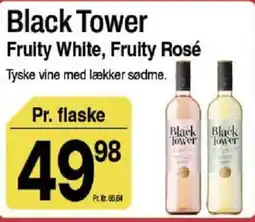 ABC Lavpris Black Tower Fruity White, Fruity Rosé tilbud