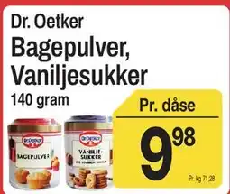 ABC Lavpris Dr. Oetker Bagepulver / Vaniljesukker tilbud