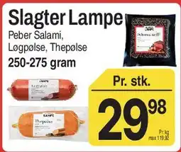 ABC Lavpris Slagter Lampe tilbud