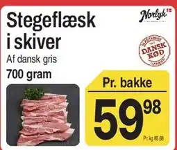 ABC Lavpris Stegeflæsk i skiver tilbud