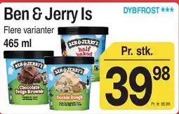 ABC Lavpris Ben & Jerry's tilbud