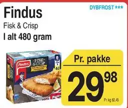 ABC Lavpris Findus Fisk & Crisp tilbud