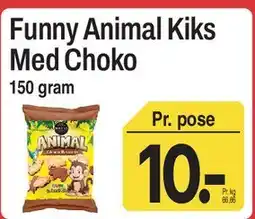 ABC Lavpris Funny Animal Kiks Med Choko tilbud