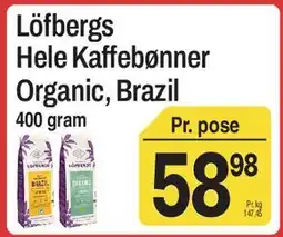 ABC Lavpris Löfbergs Hele Kaffebønner tilbud