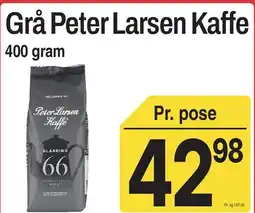 ABC Lavpris Grå Peter Larsen Kaffe tilbud